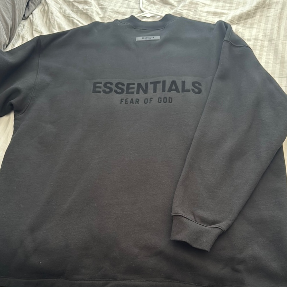 Fear of God Black Crewneck Sweater